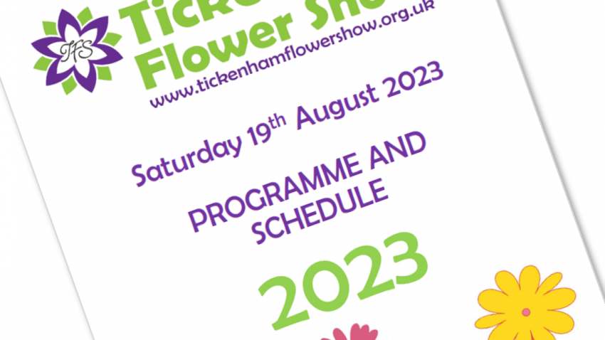 Tickenham Flower Show 2023 Schedule