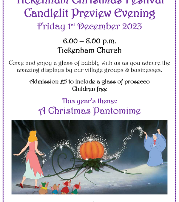 Tickenham Christmas Festival Candlelit Preview Evening